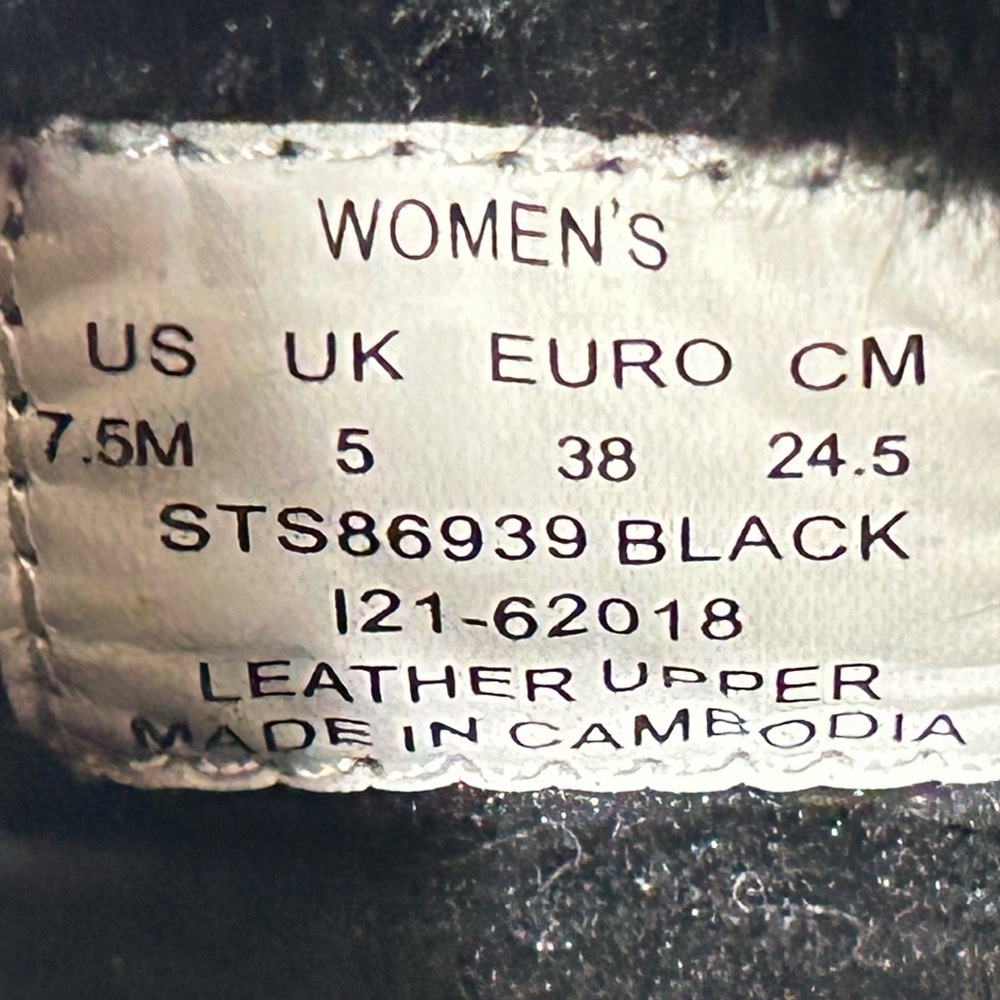 Sperry Womens Black Moc-Sider Suede SlipOn Fleece-Lined Mocassin Shoes SZ 7.5 M - Picture 11 of 11